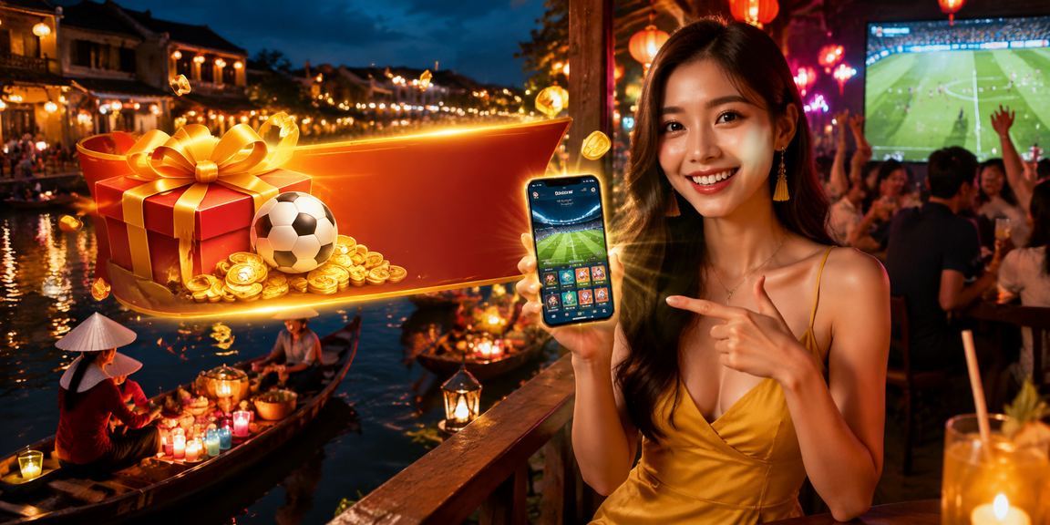 Người dùng tại Hội An thưởng thức cà phê và truy cập casino trên điện thoại